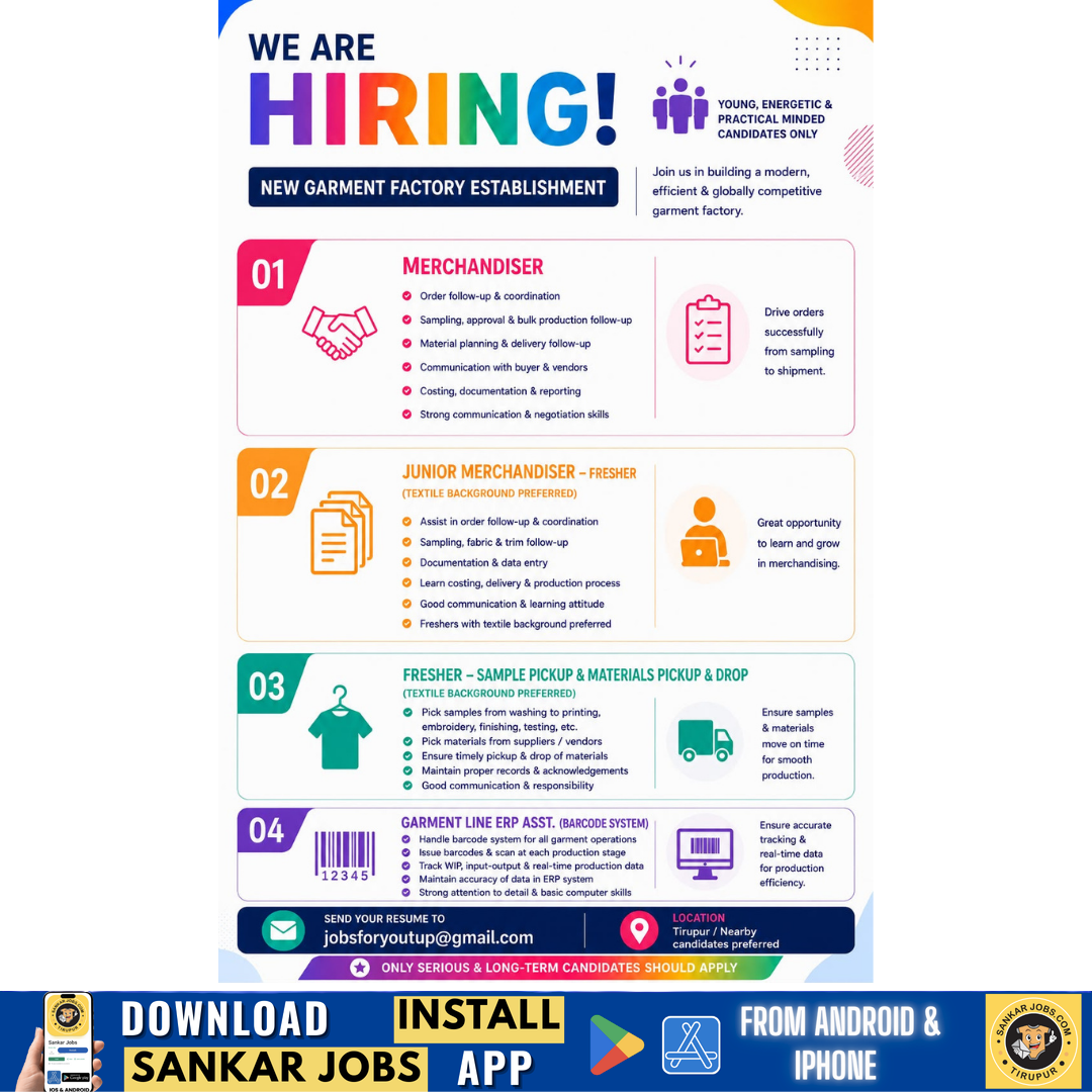 Garment Jobs