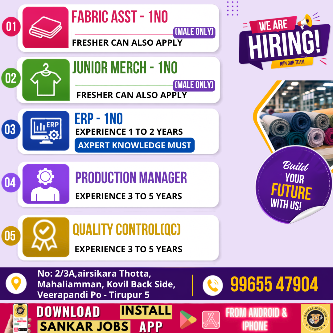 Garment Jobs