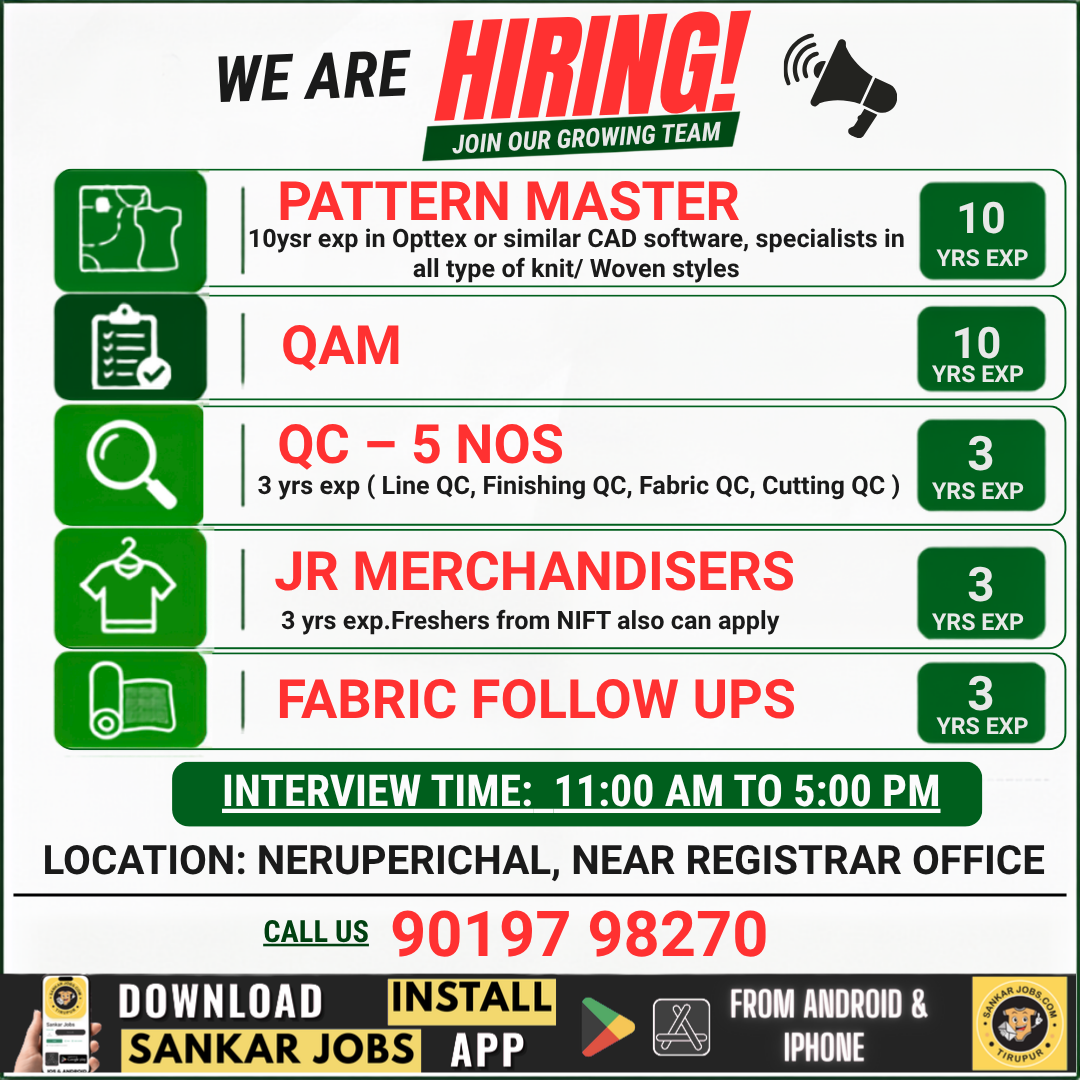 Garment Jobs
