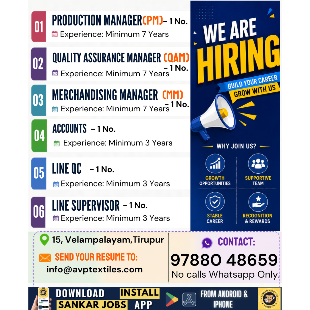 Garment Jobs