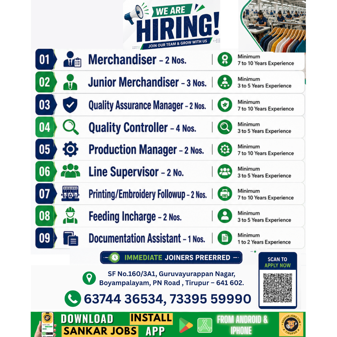 Garment Jobs