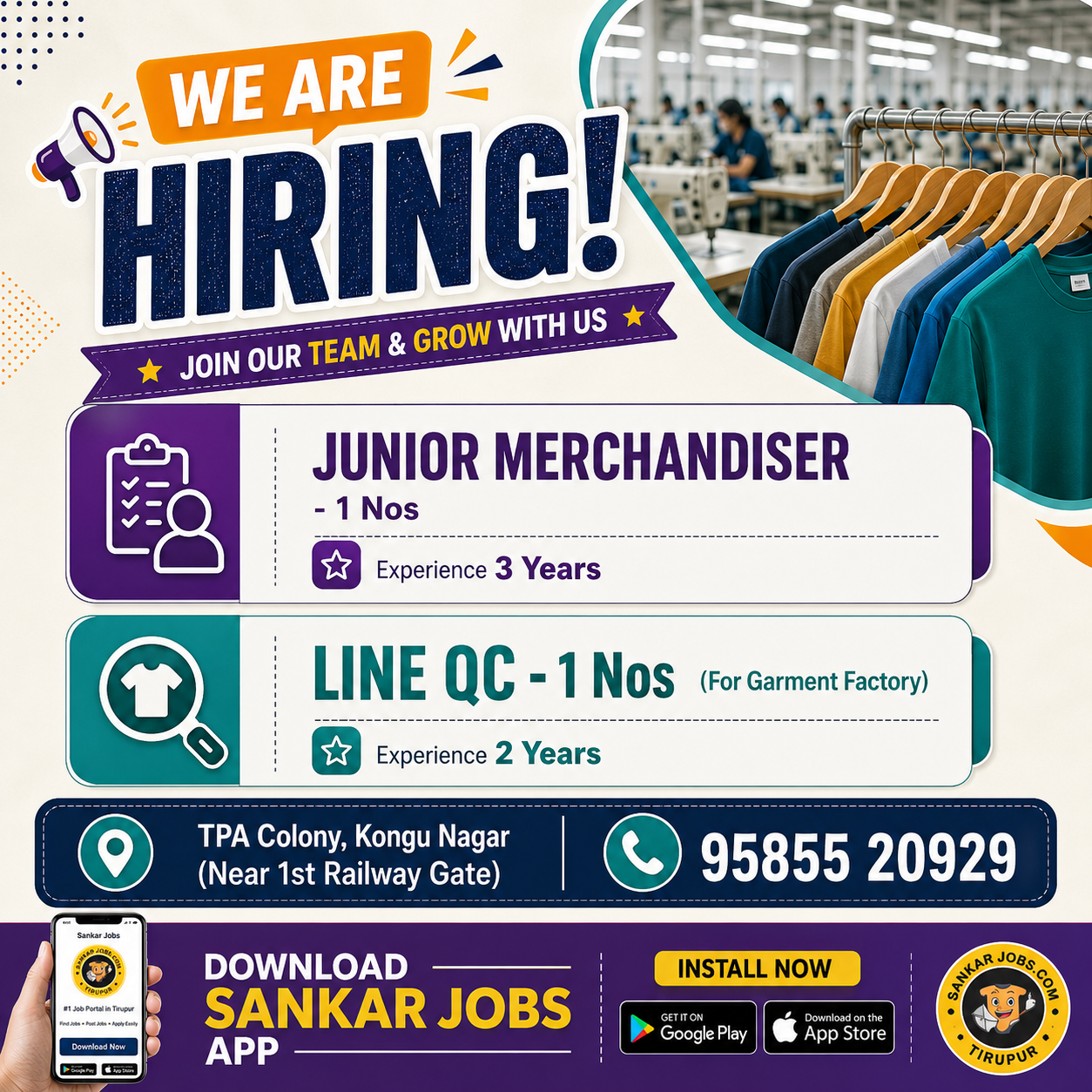 Garment Jobs
