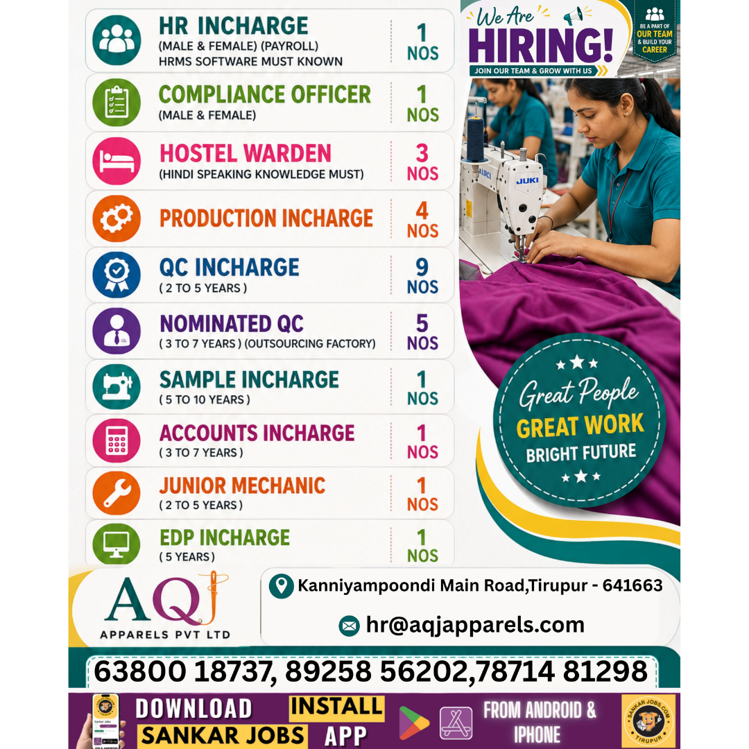 Garment Jobs
