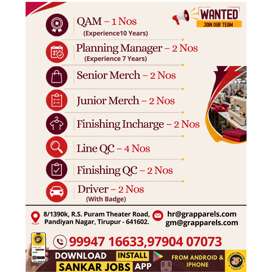 Garment Jobs