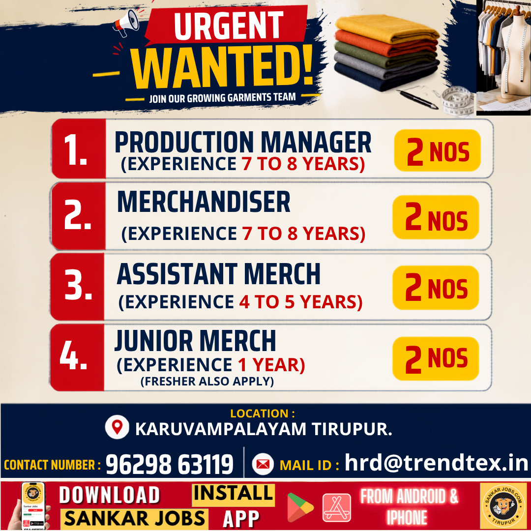 Garment Jobs