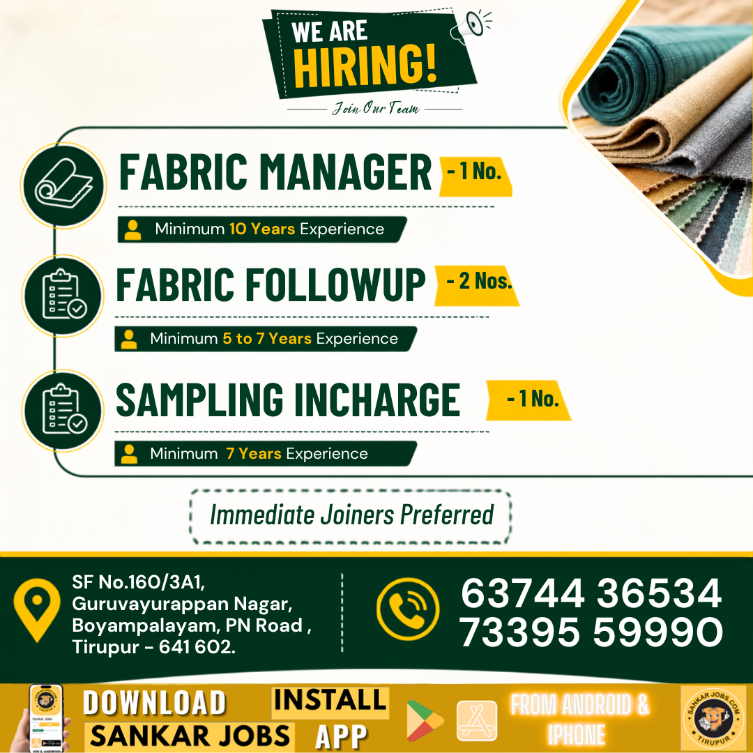 Garment Jobs