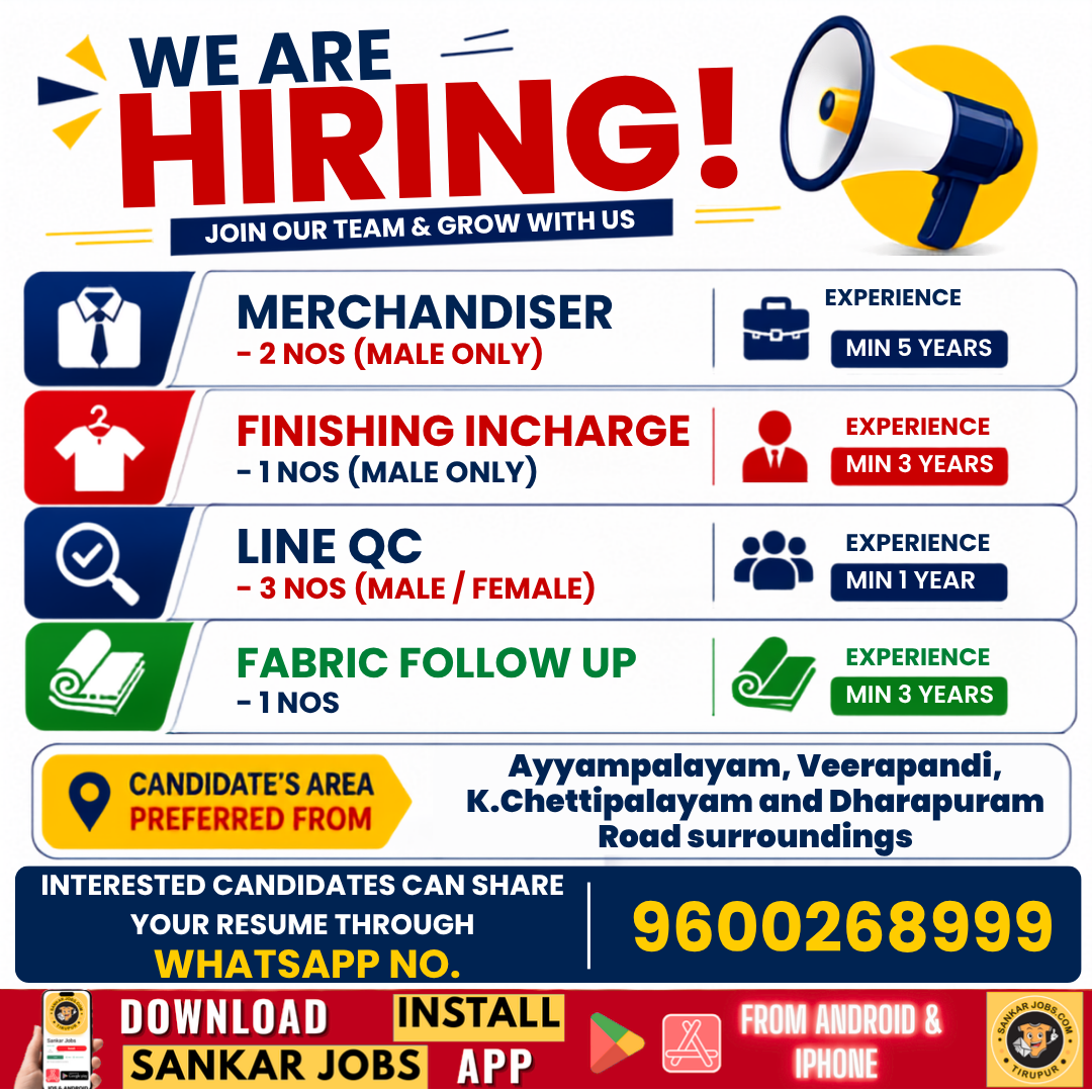 Garment Jobs