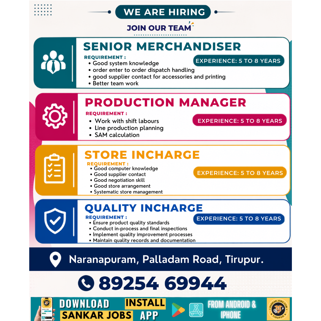 Garment Jobs
