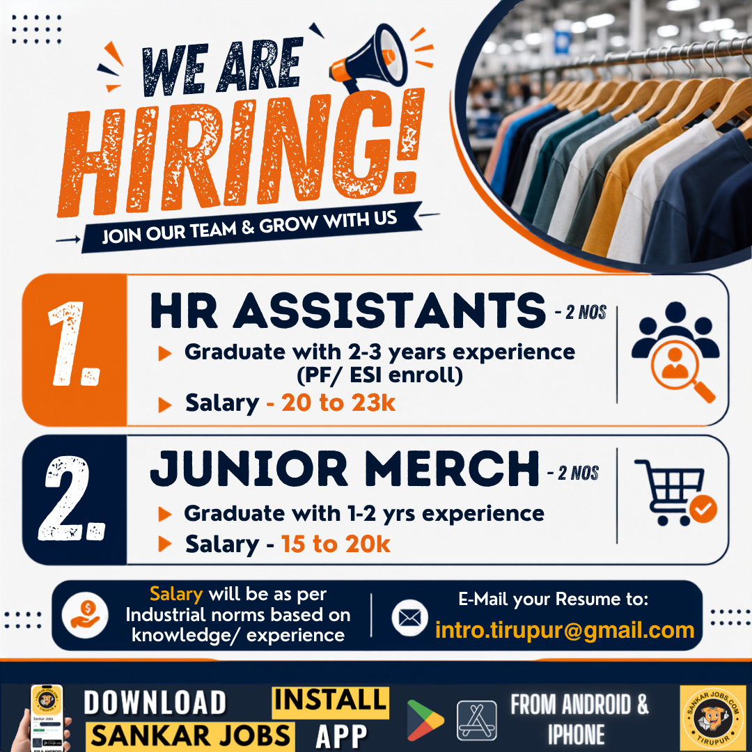 Garment Jobs
