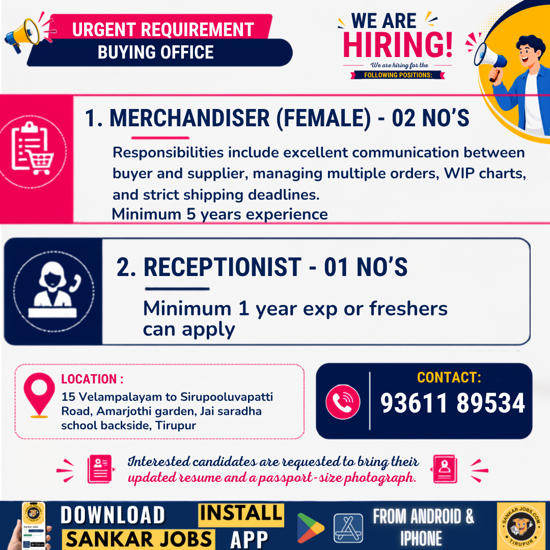 Garment Jobs