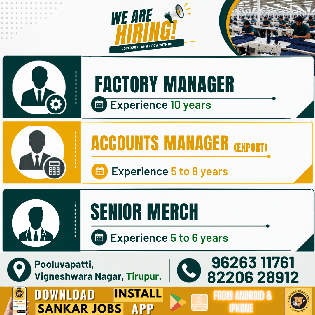 Garment Jobs