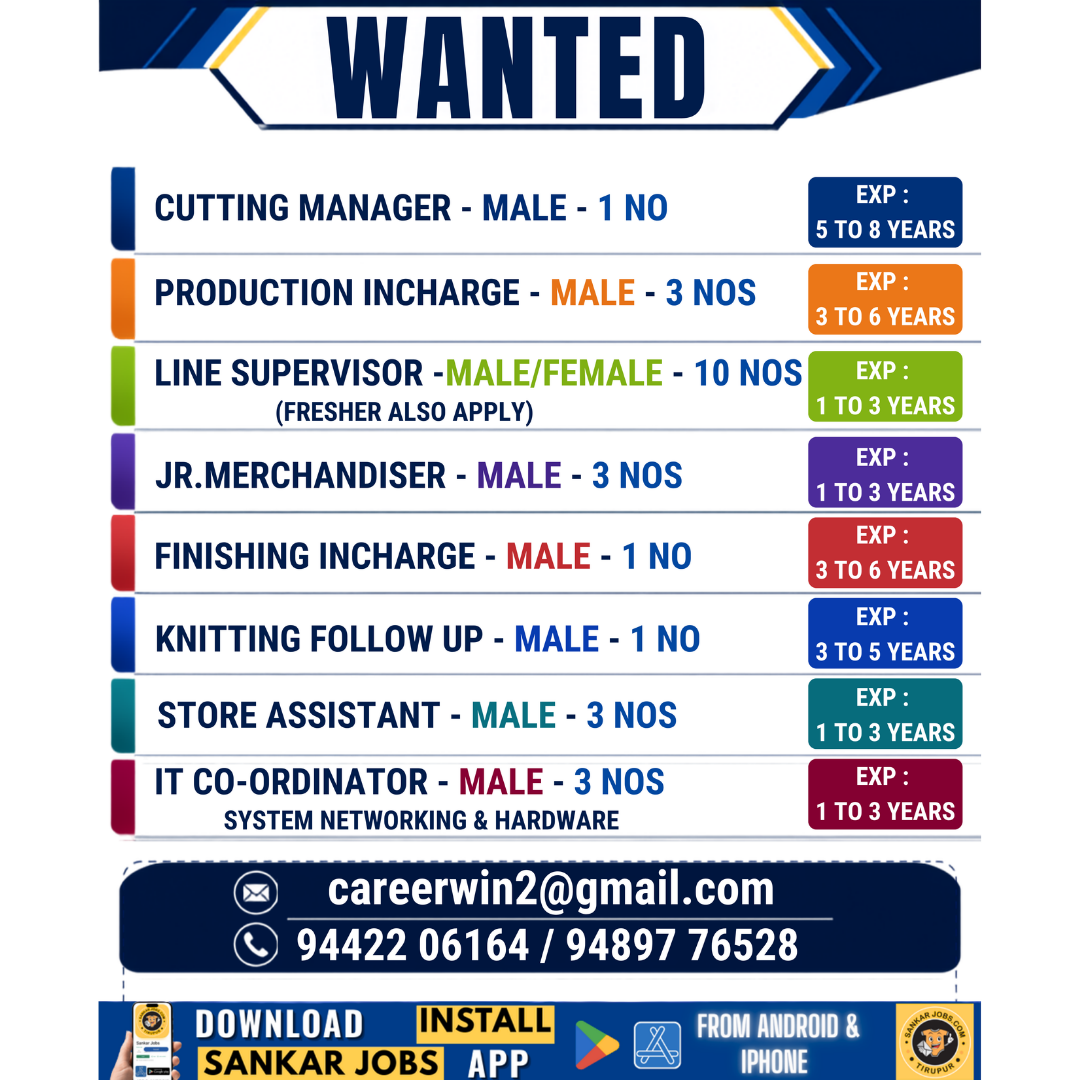 Garment Jobs