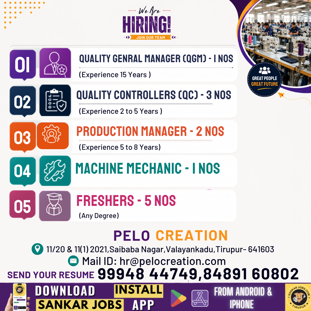 Garment Jobs