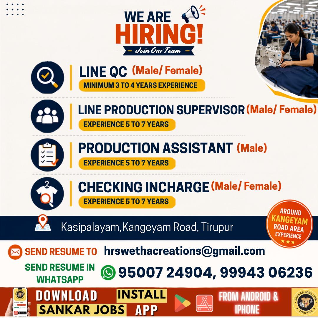 Garment Jobs