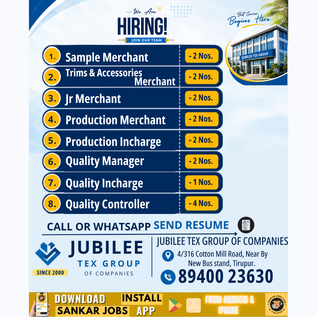 Garment Jobs