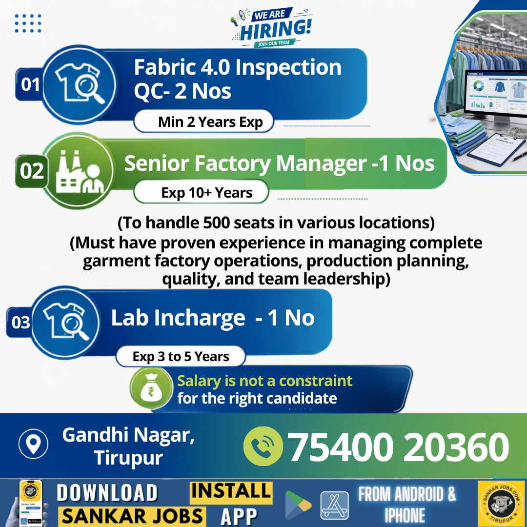 Garment Jobs