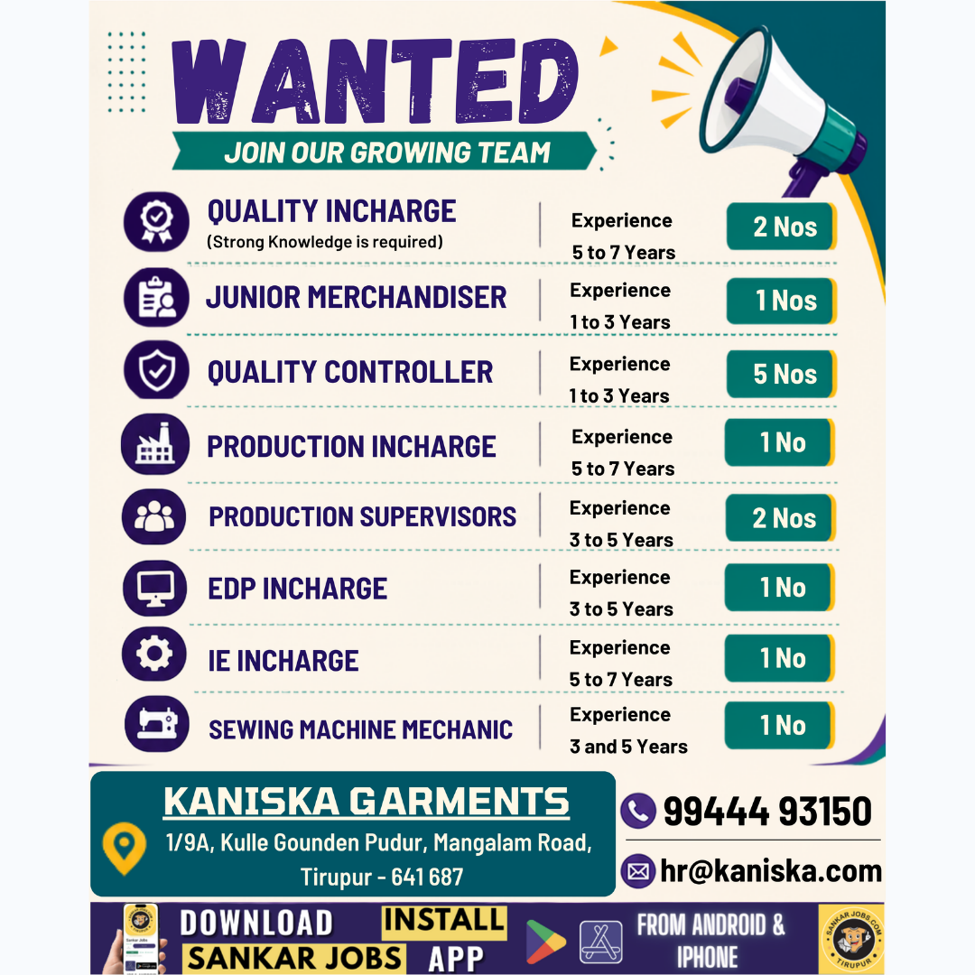 Garment Jobs