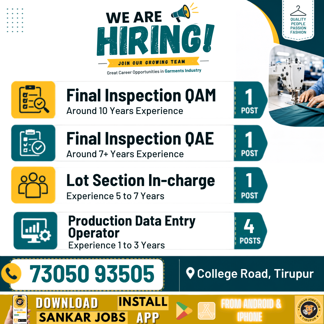 Garment Jobs