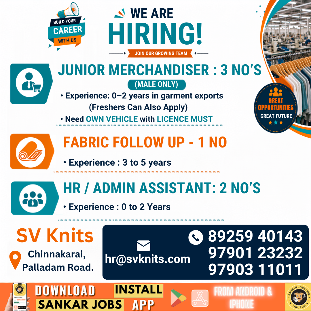 Garment Jobs