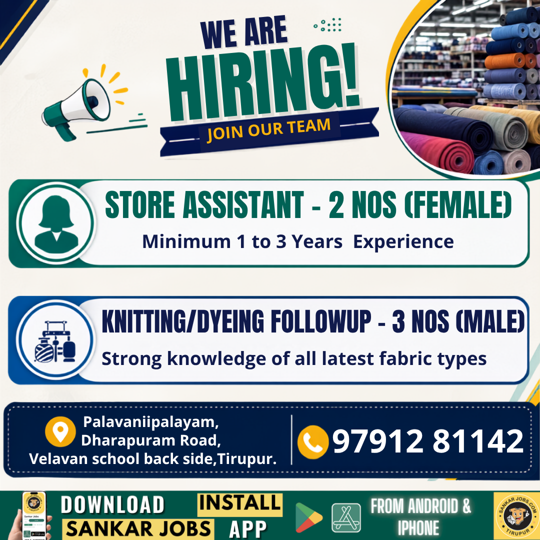 Dyeing Jobs