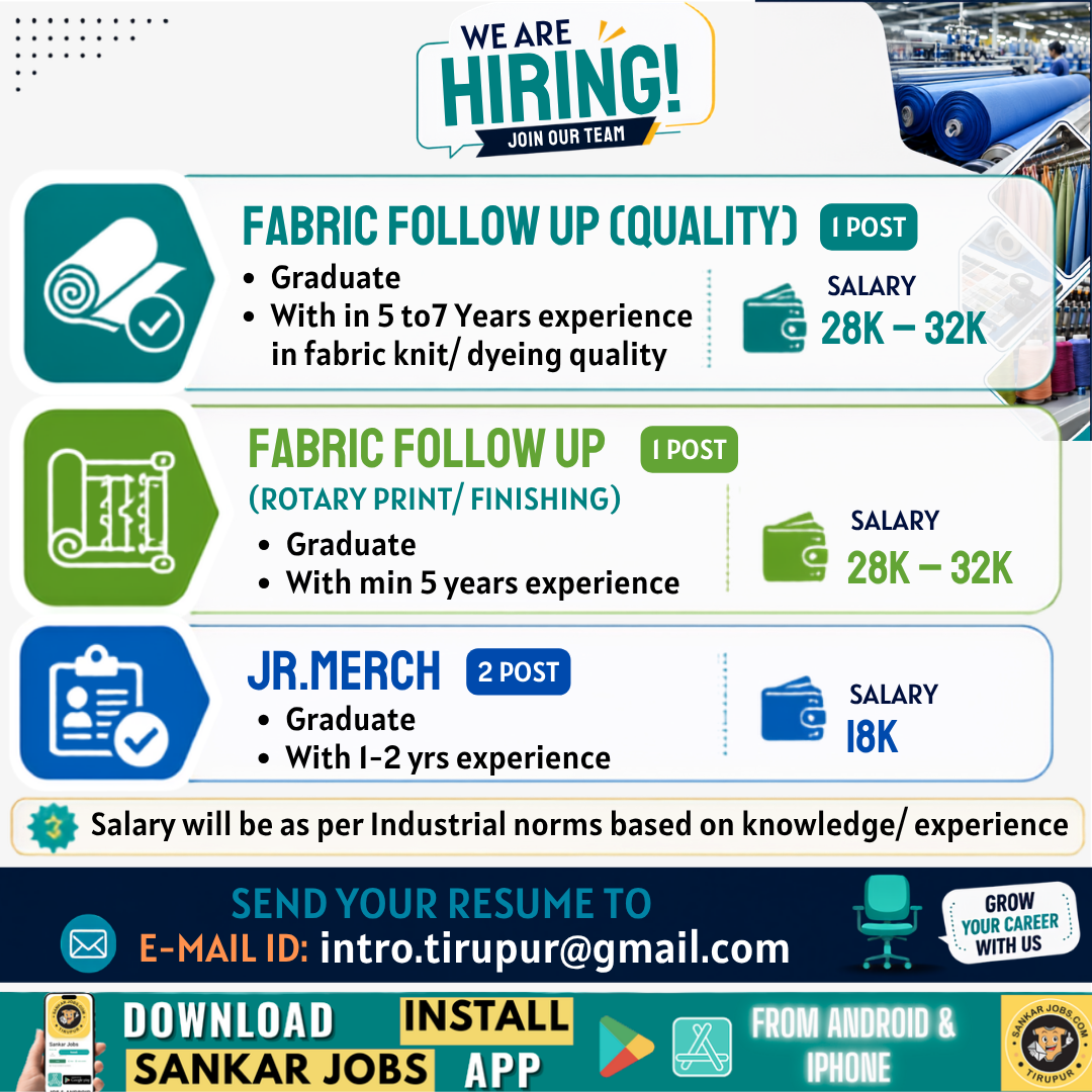 Garment Jobs