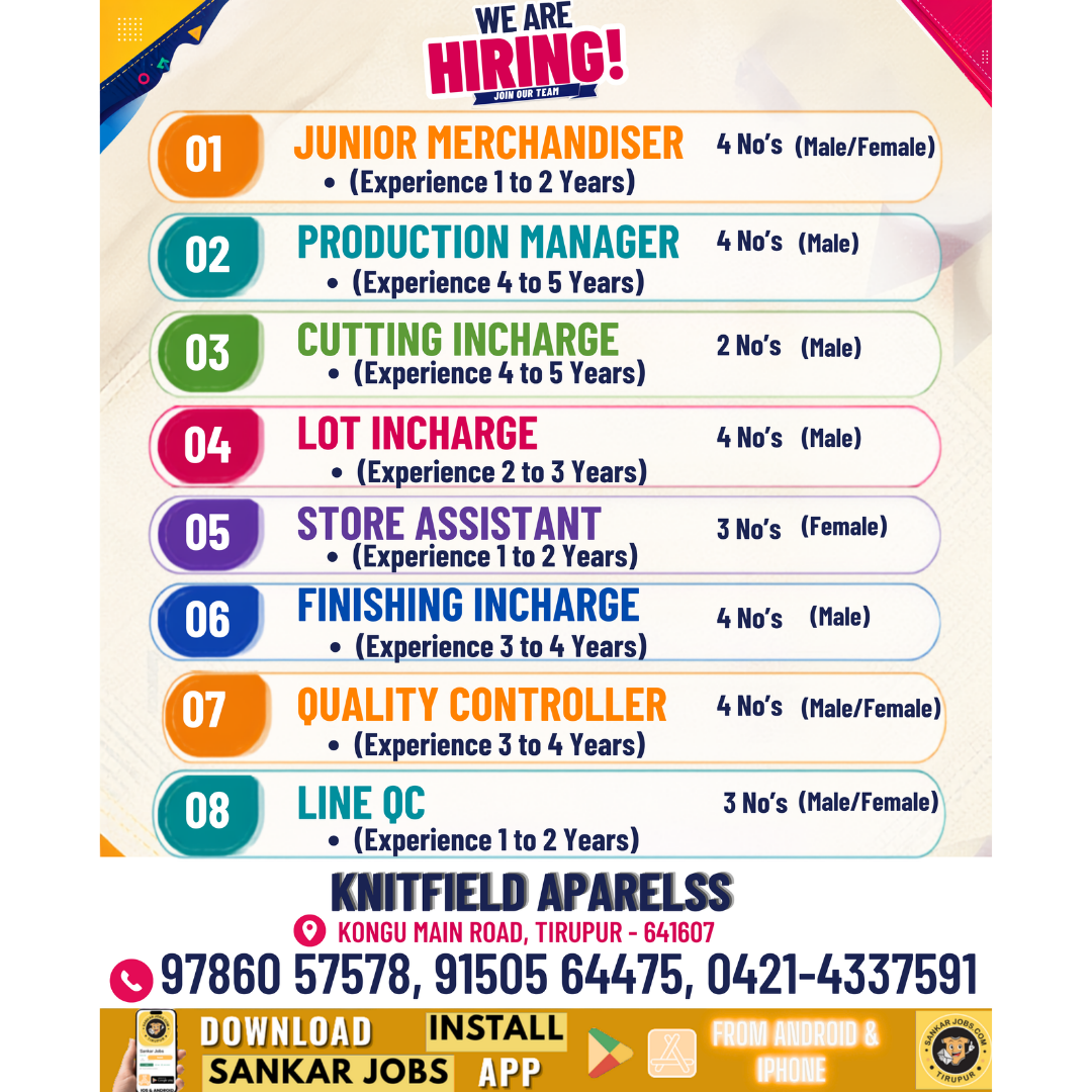 Garment Jobs