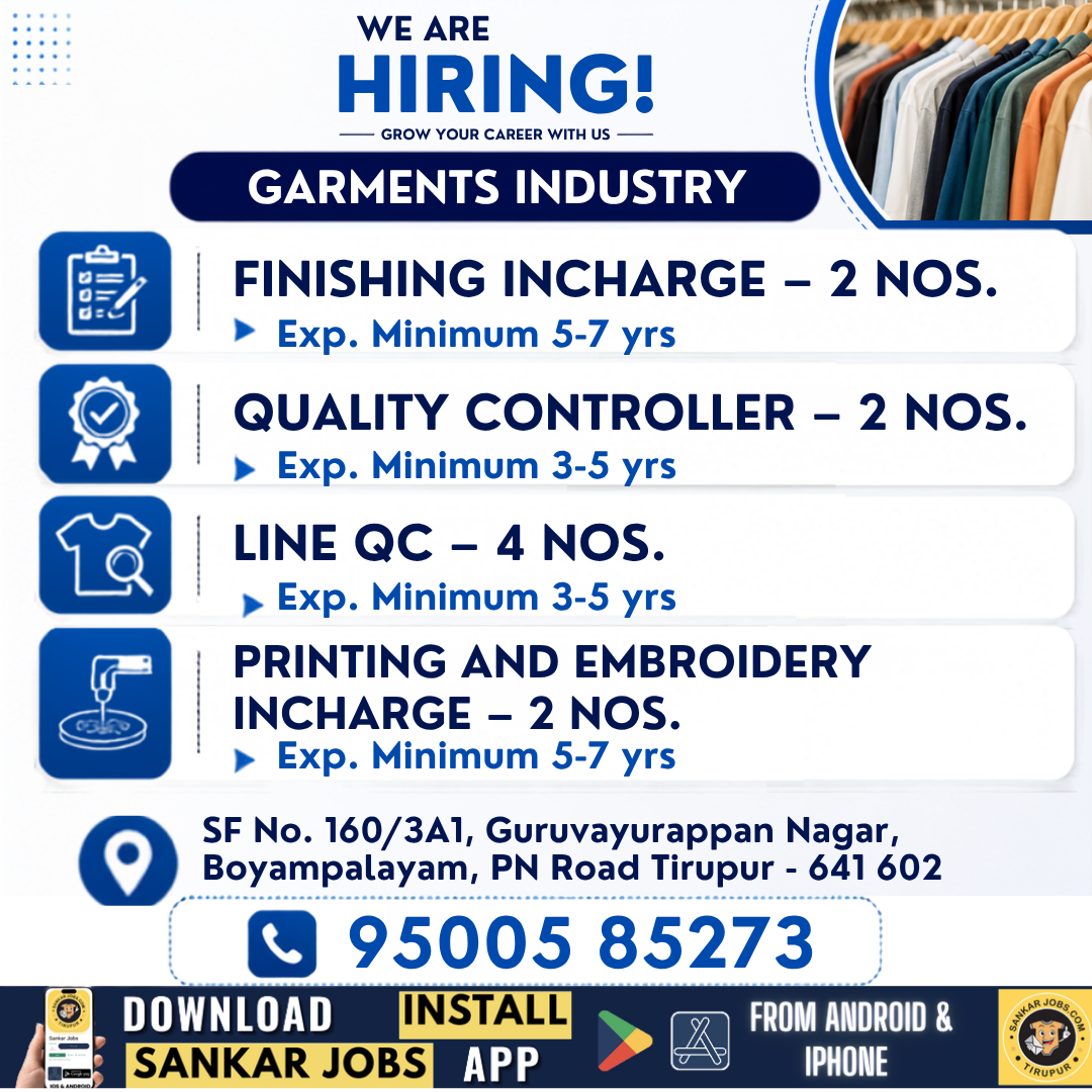 Garment Jobs