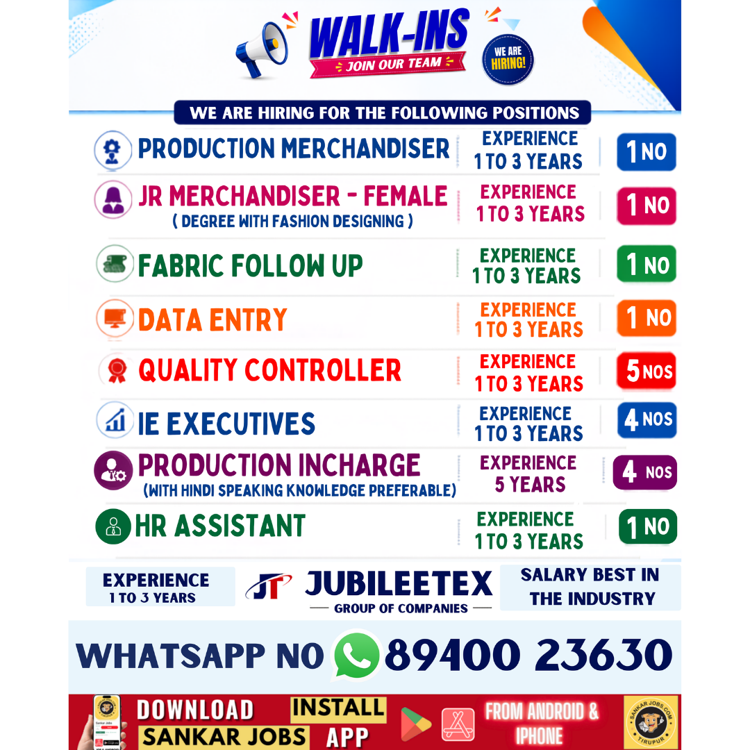 Garment Jobs