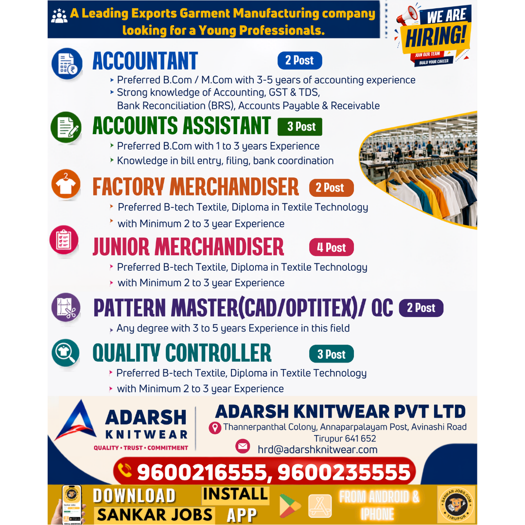 Garment Jobs