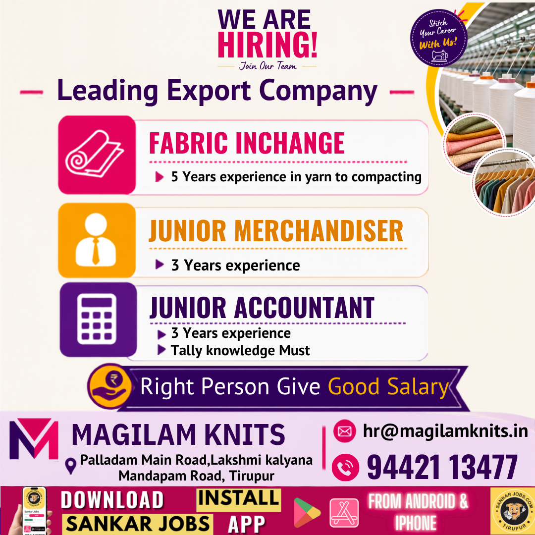 Garment Jobs