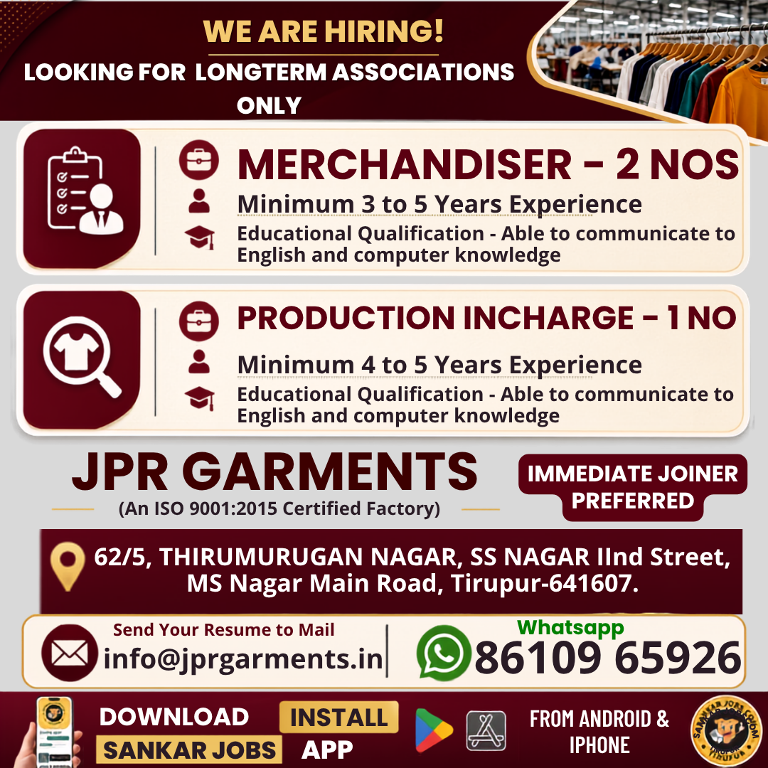 Garment Jobs