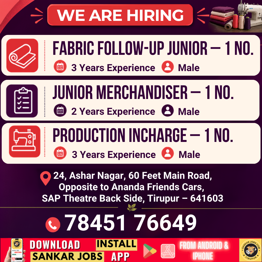 Garment Jobs
