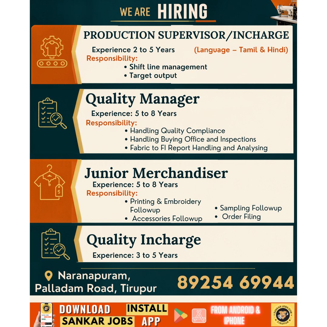 Garment Jobs