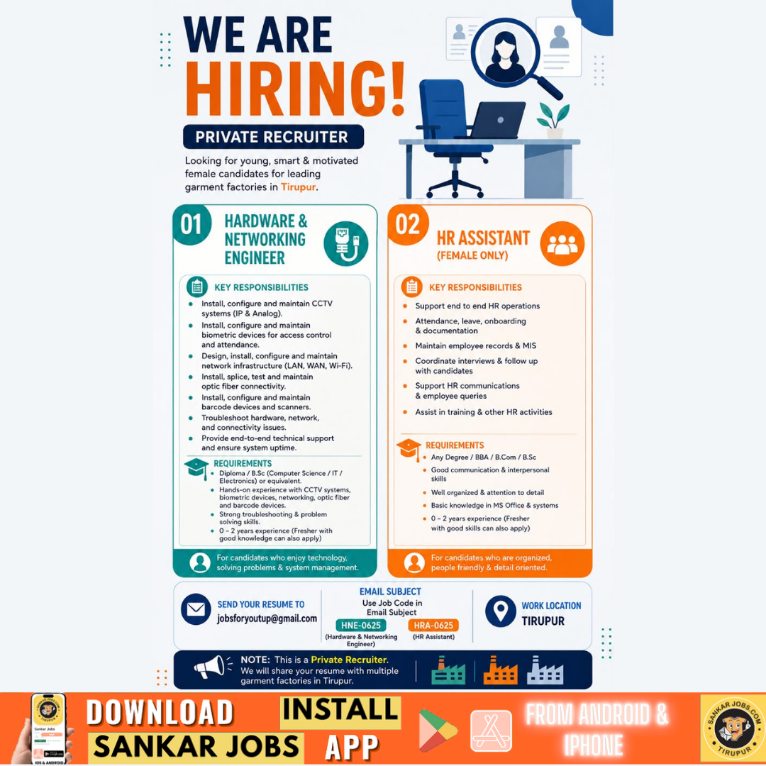 Garment Jobs
