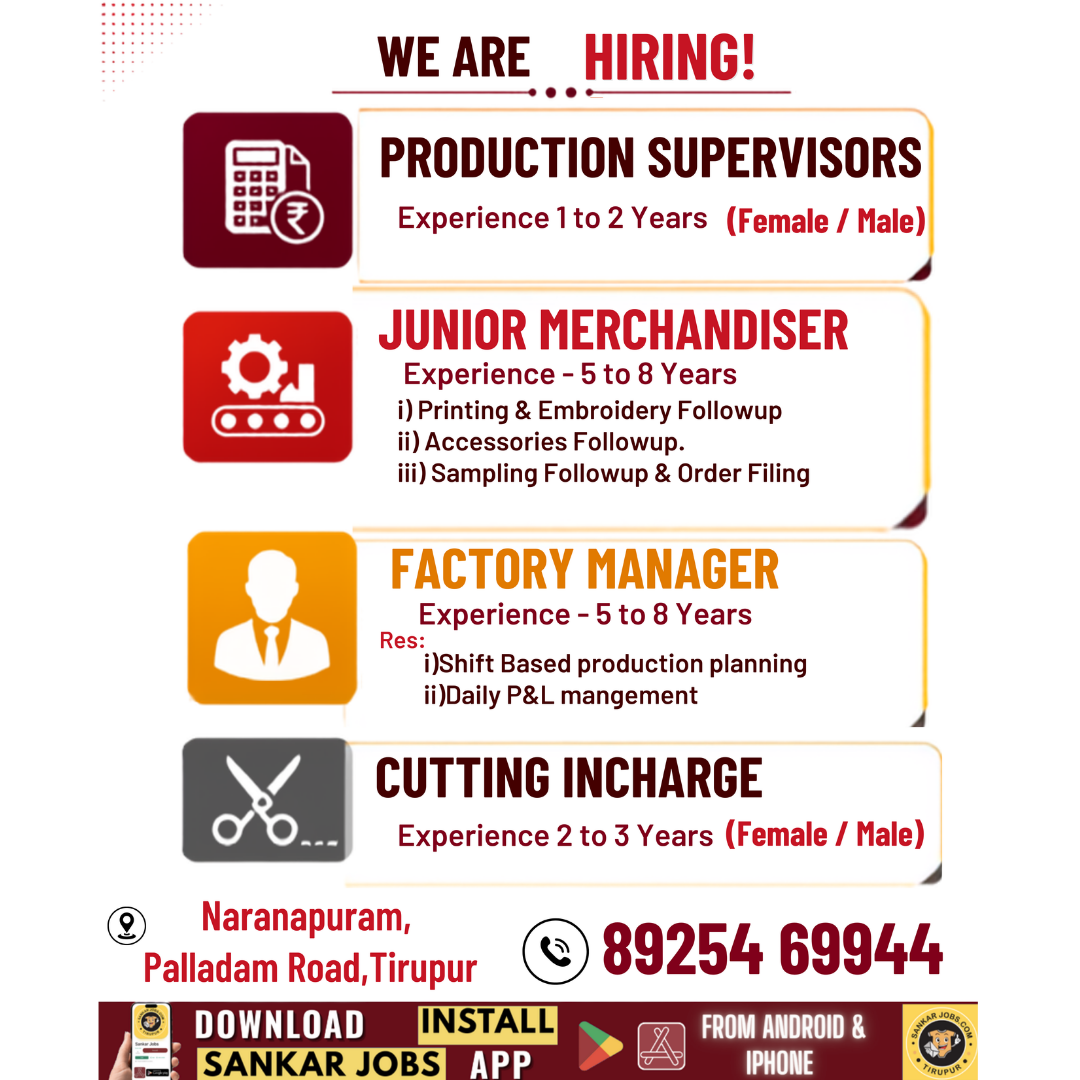 Garment Jobs