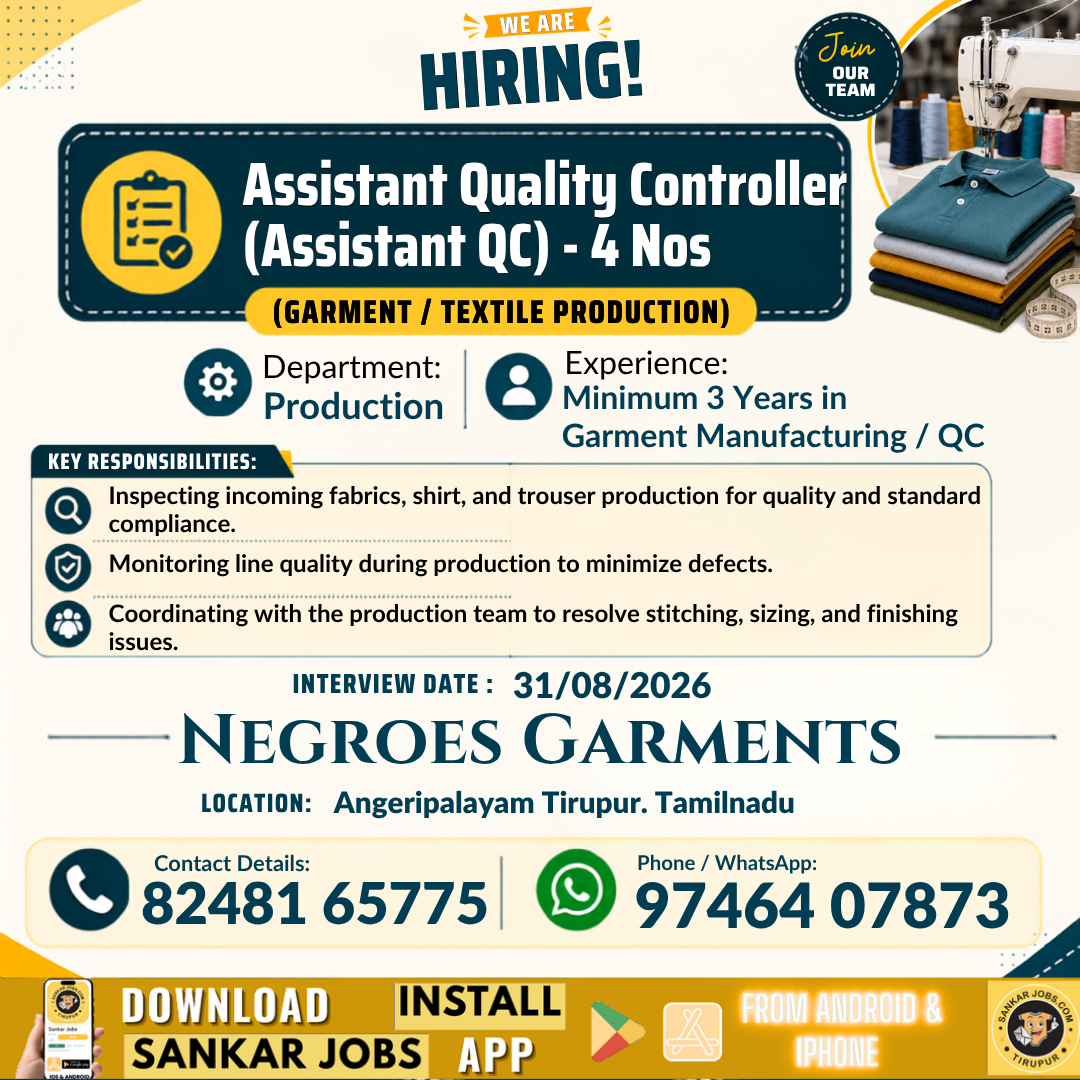 Garment Jobs