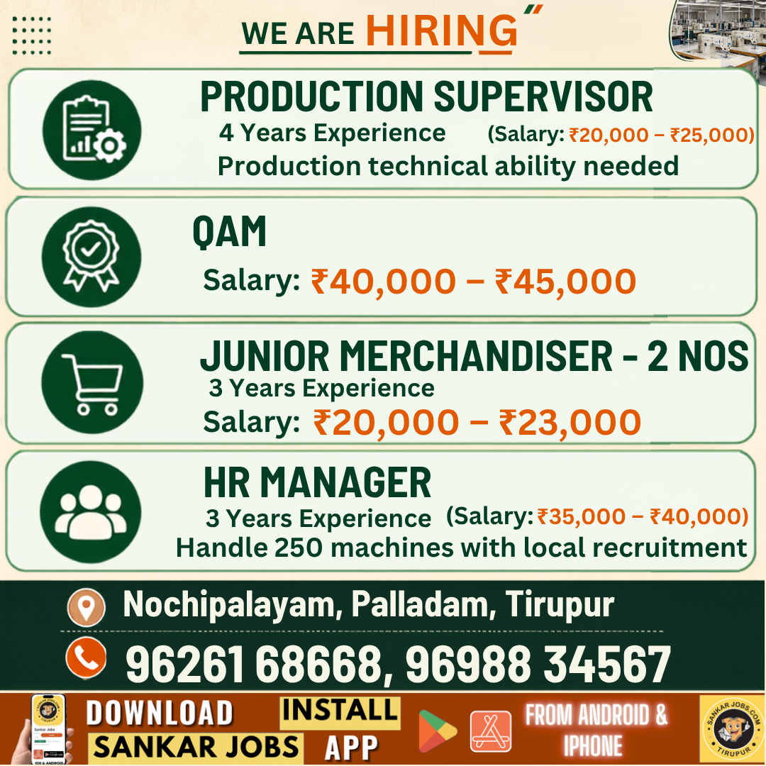 Garment Jobs