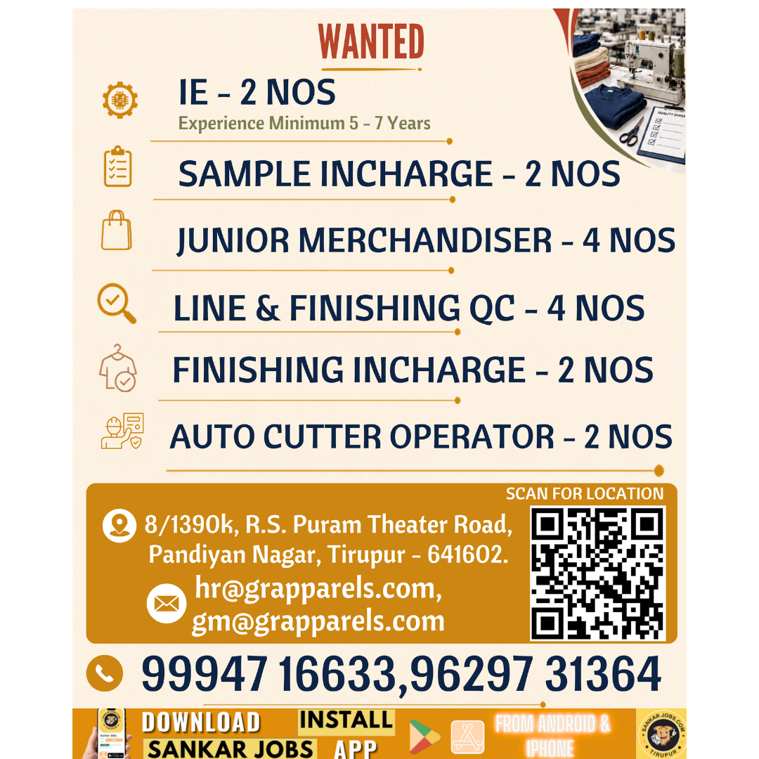 Garment Jobs