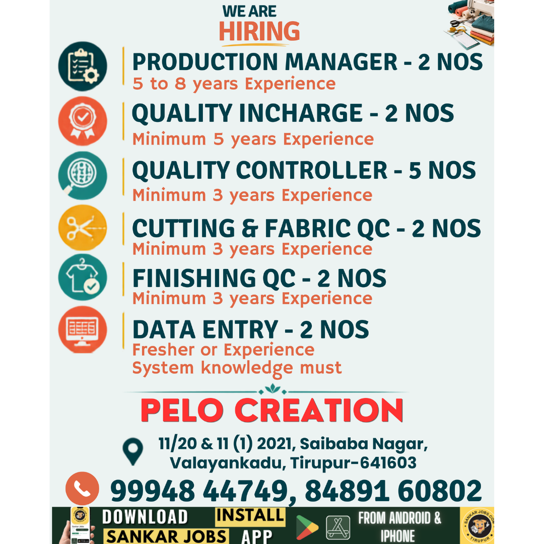 Garment Jobs