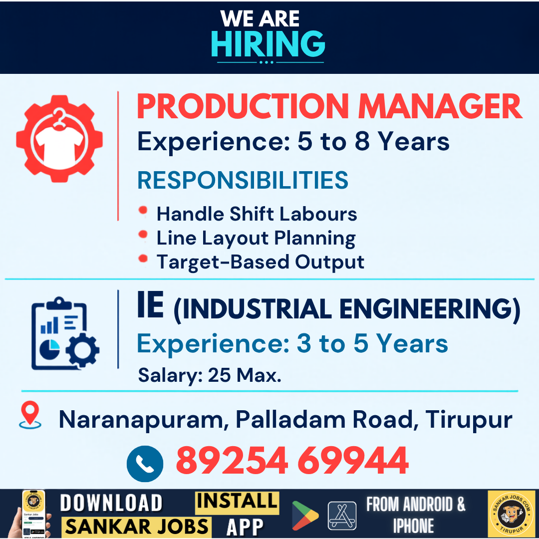 Garment Jobs