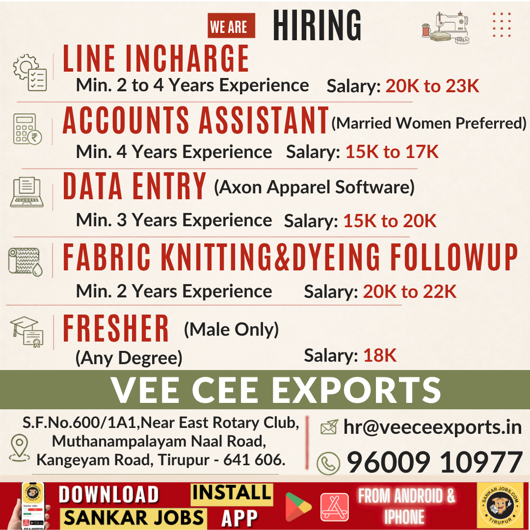Garment Jobs