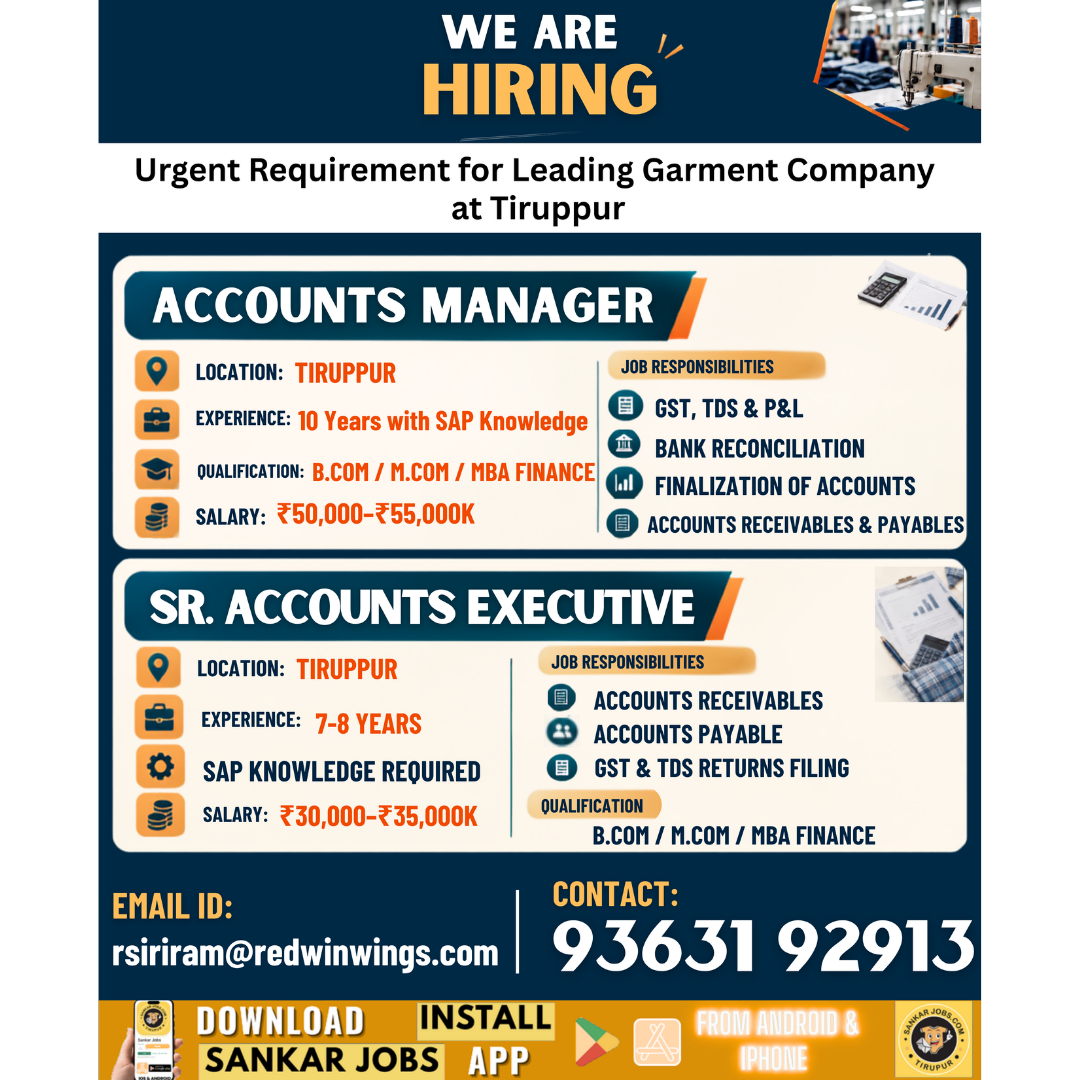 Garment Jobs