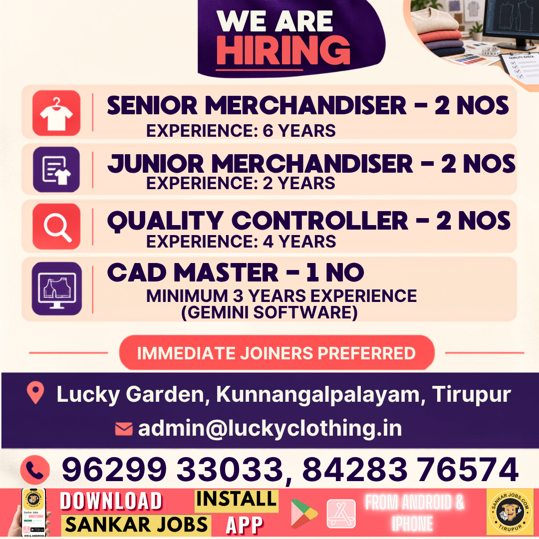 Garment Jobs