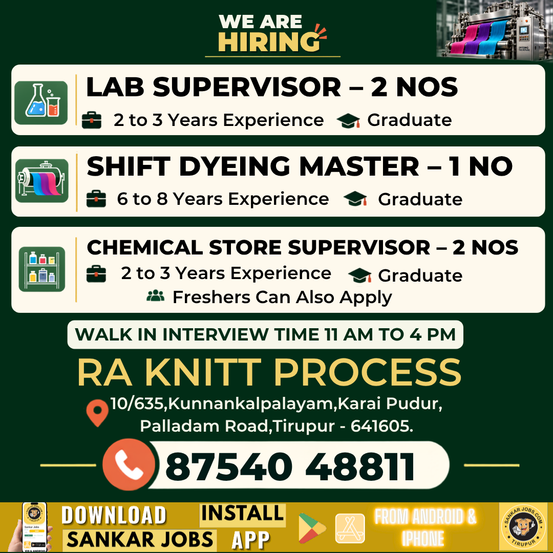 Dyeing Jobs
