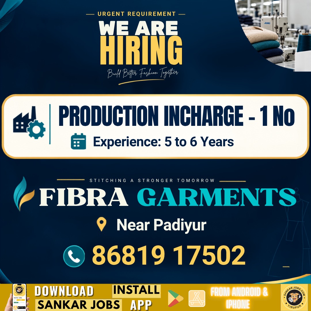 Garments Jobs
