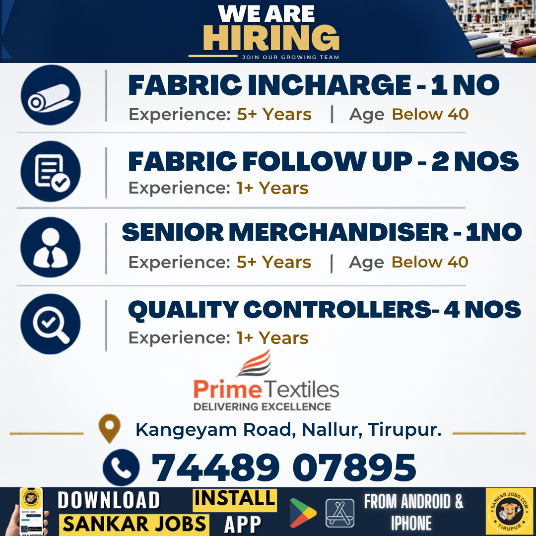 Garment Jobs