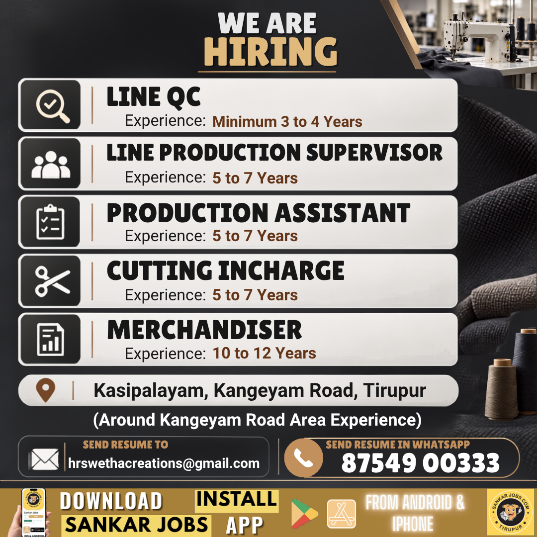 Garment Jobs