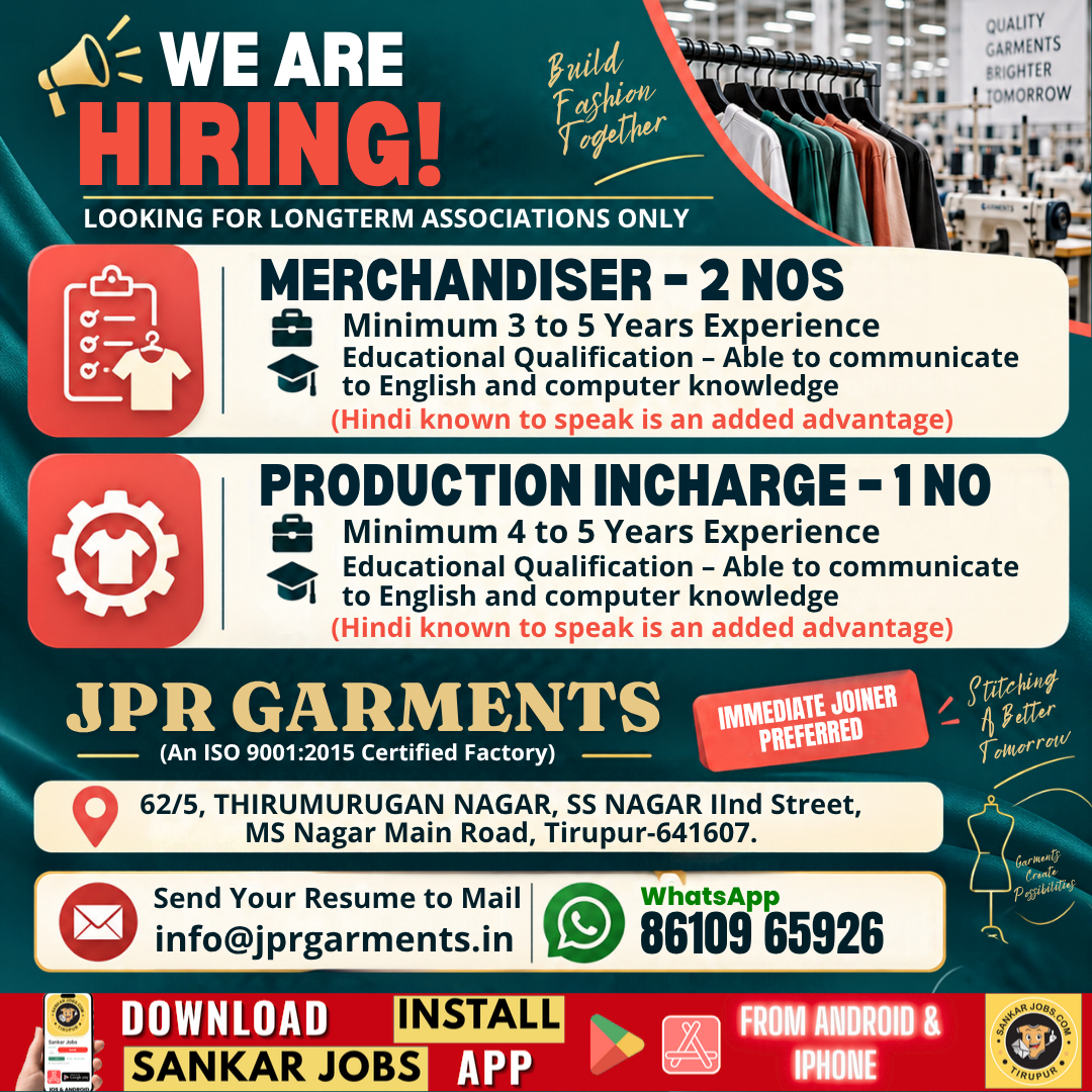 Garment Jobs