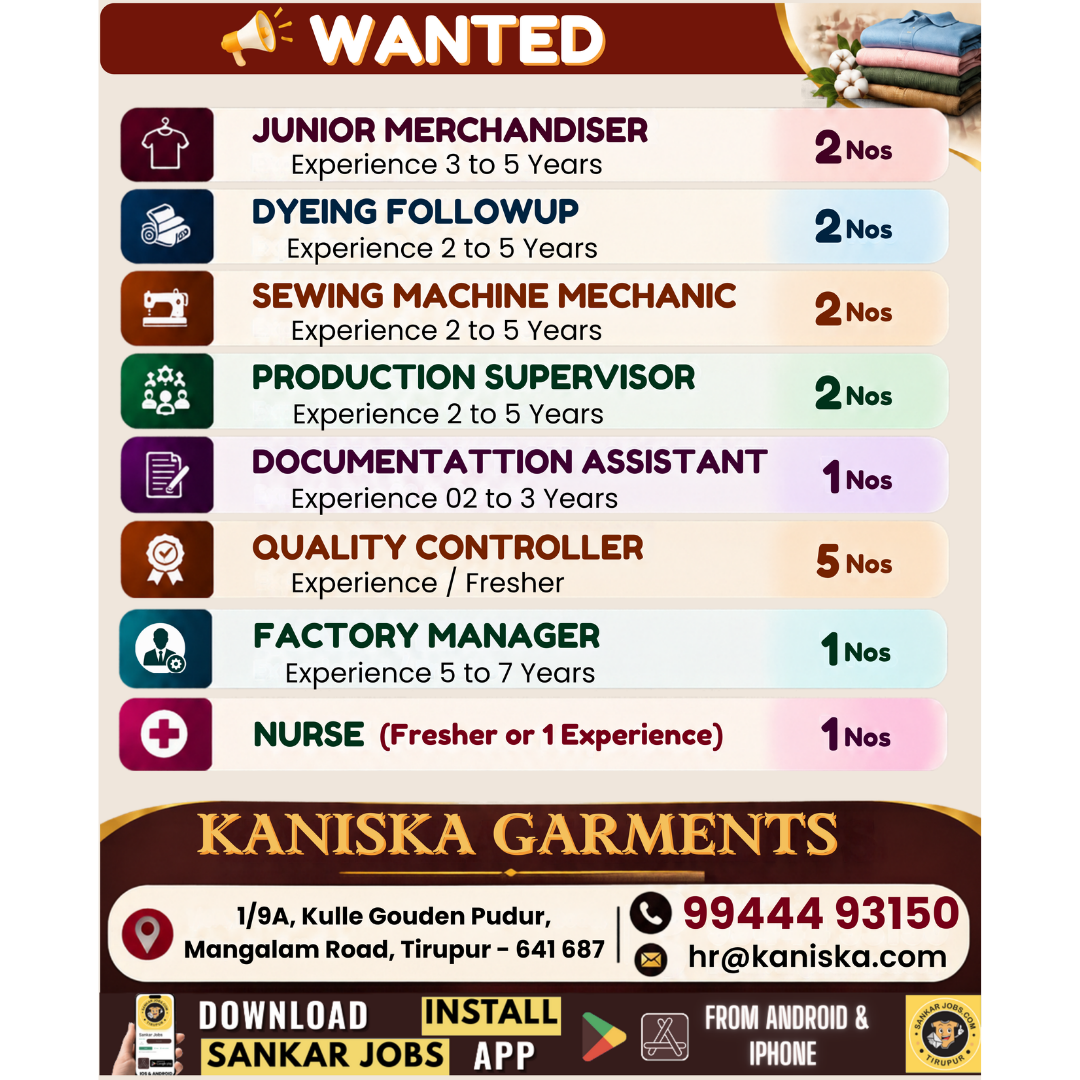 Garment Jobs