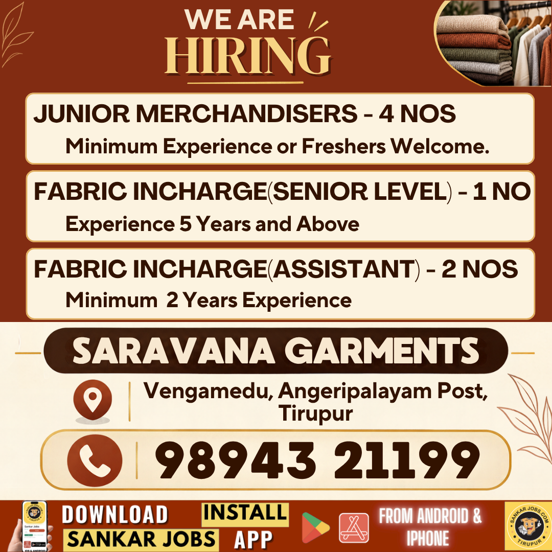 Garment Jobs